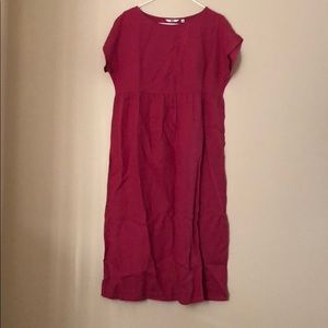 🚫 SOLD Pure Linen Summer Dress